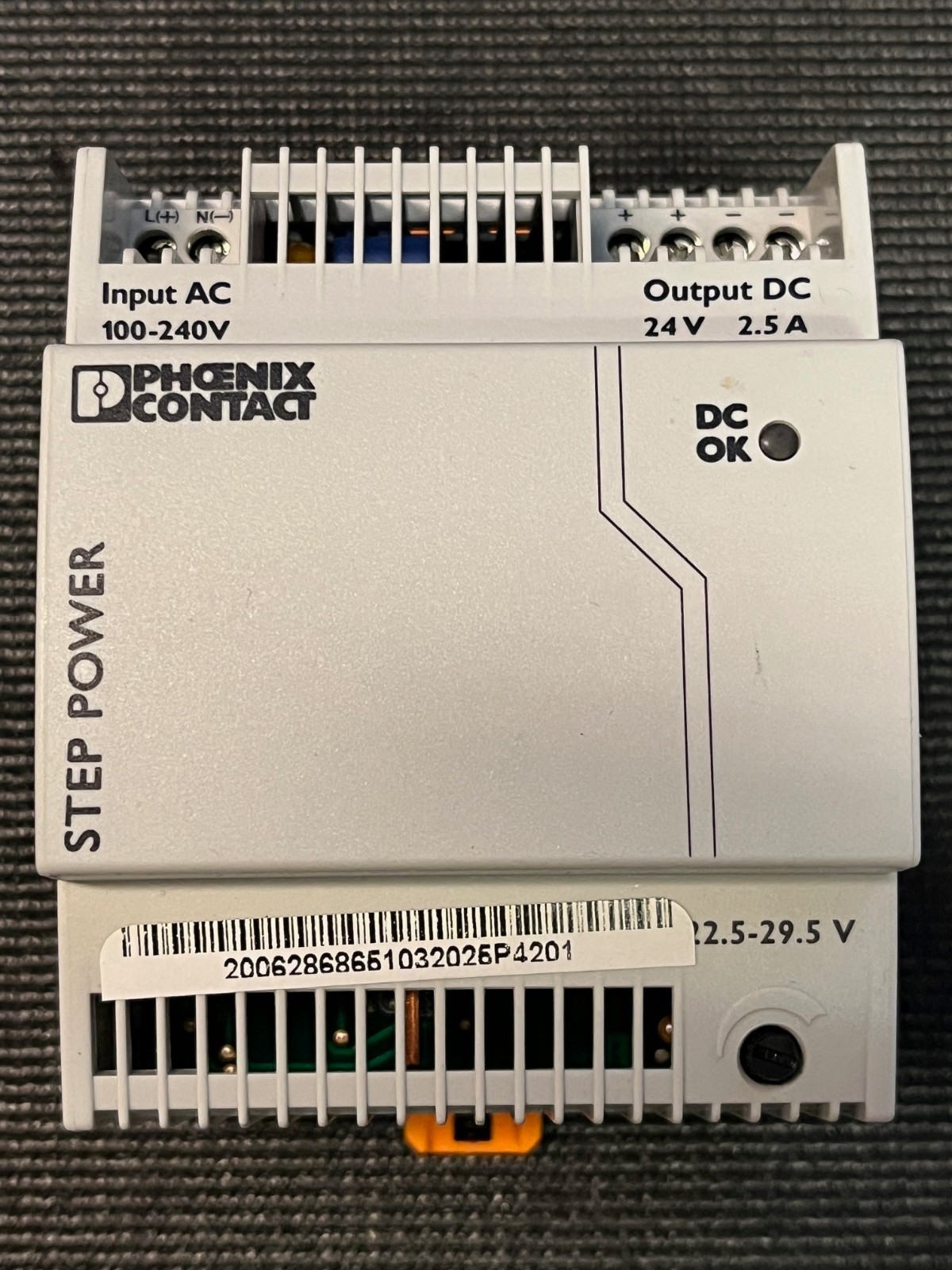 Phoenix Contact STEP-PS/1AC/24DC/2.5 Power Supply 2868651 24V 2.5A DIN