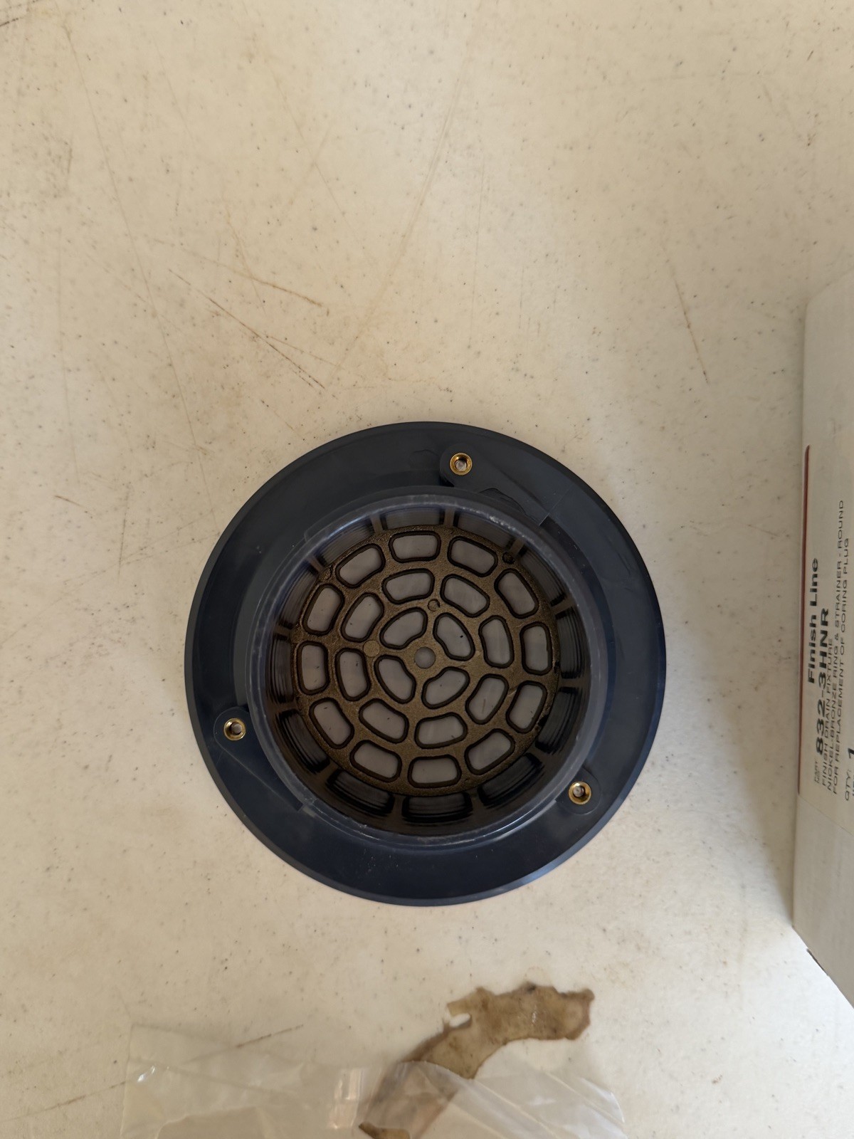 Sioux Chief 832-3HNR FinishLine 3 Inch Adjustable Floor Drain Nickel Bronze