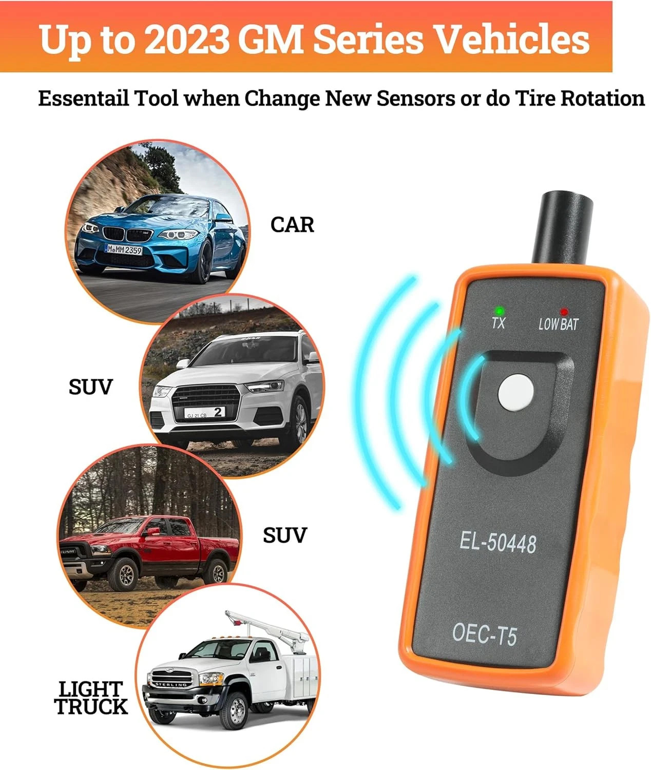Universal TPMS Relearn Tool,System Programming Training,Oec-T5 Tire Pressure Mon