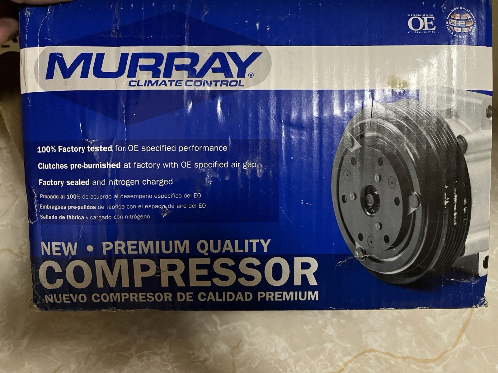 OPEN BOX MURRAY FOUR SEASONS A/C COMPRESSOR 98586 READ DESCRIPTION