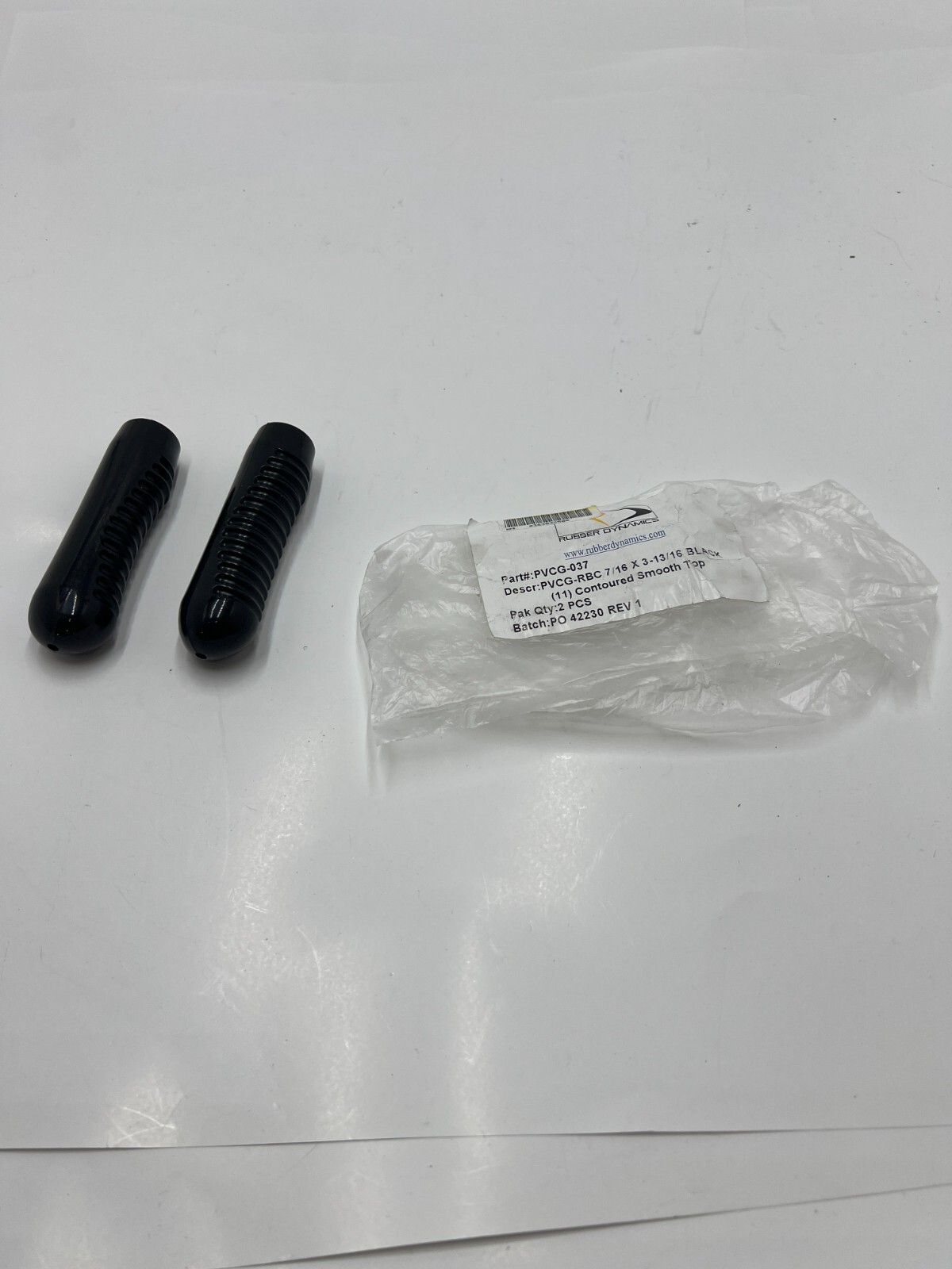 2 Pack of 2 RUBBER DYNAMICS Contoured Smooth Top PVC GRIP PVCG-037