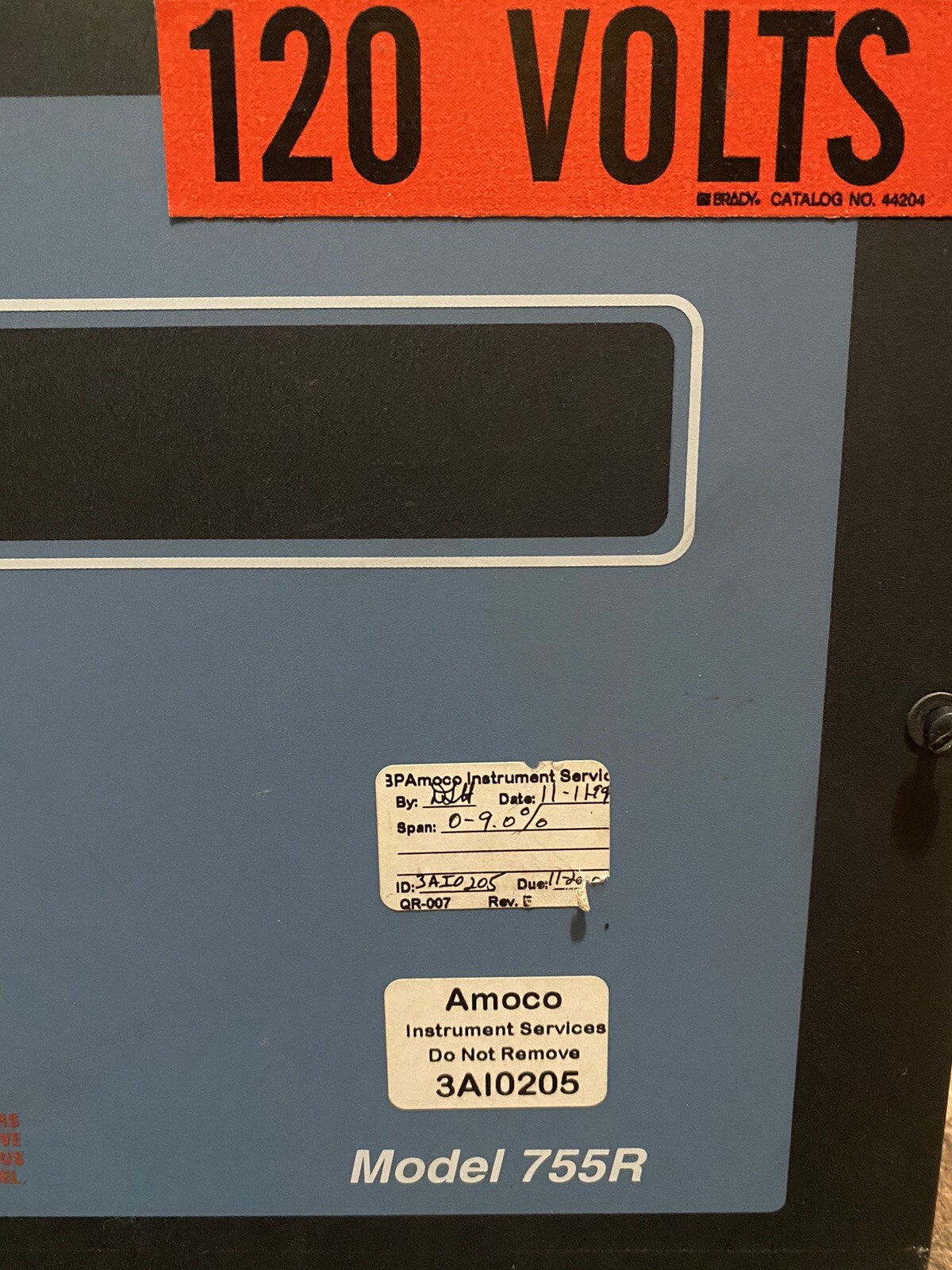 Emerson Rosemount Analytical 755R Digital Standard Range O2 Analyzer Unit, 755R