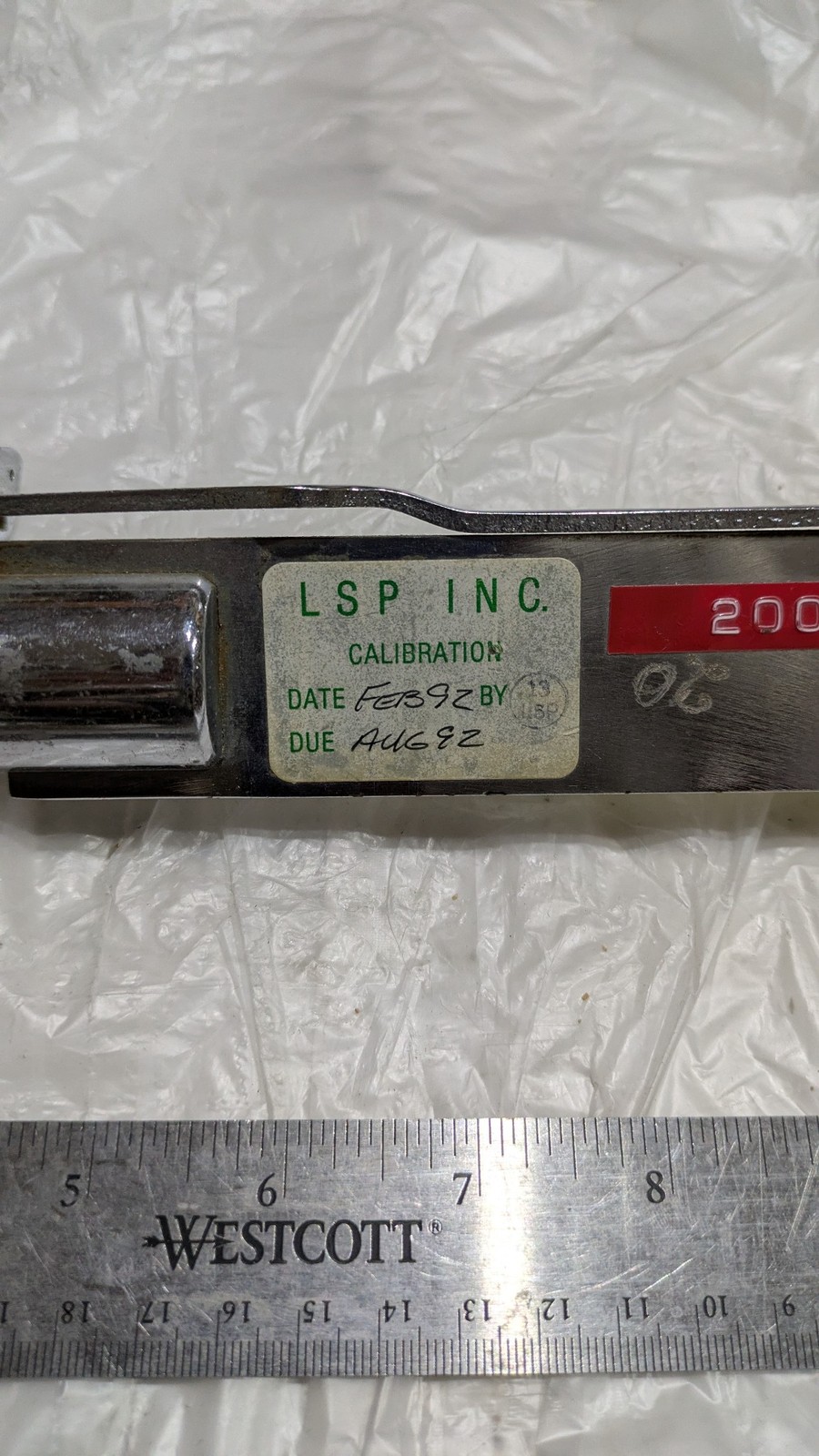 LSP M-202 1274 TORQUE WRENCH 0-1000 LBS