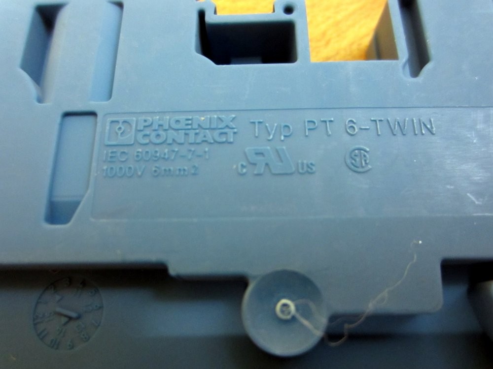 Phoenix Contact PT6-TWIN BU Terminal Block PT6TWINBU (Pack of 10)