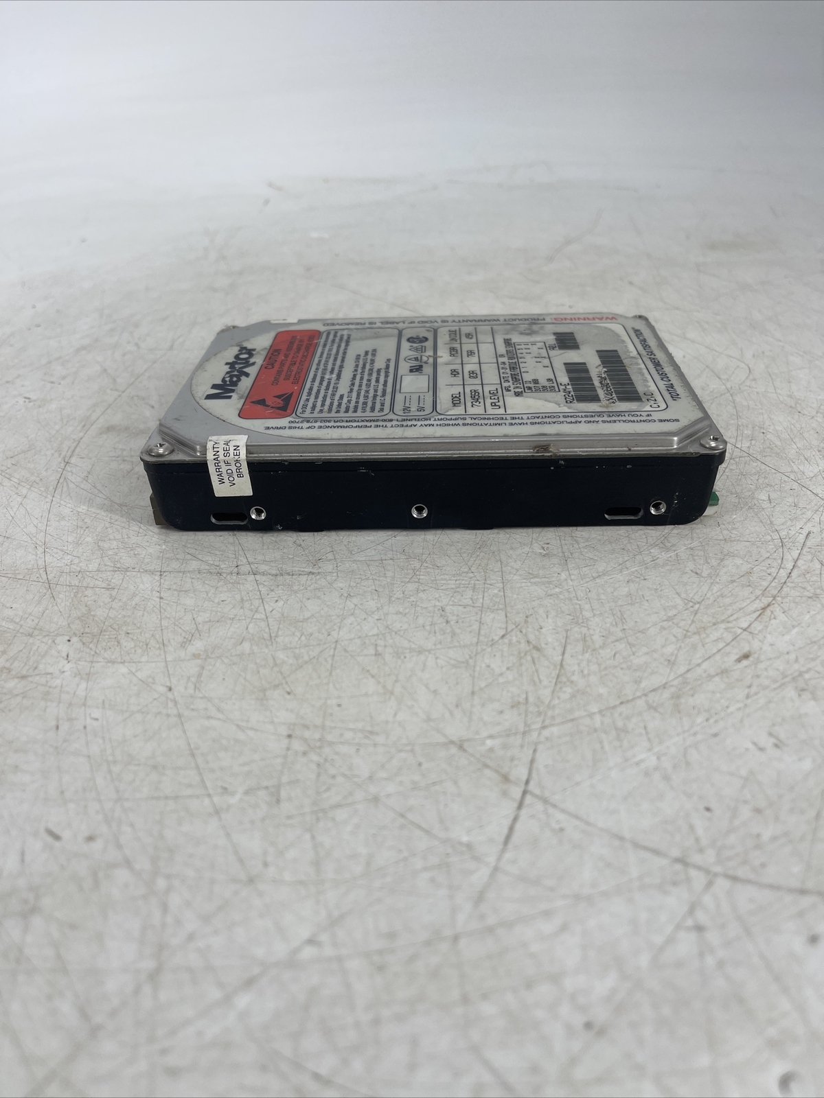 Maxtor Disk Drive 7345SR Uplevel, HDA 03A, PCBA 76A, Unique 45A PARTS OR REPAIR