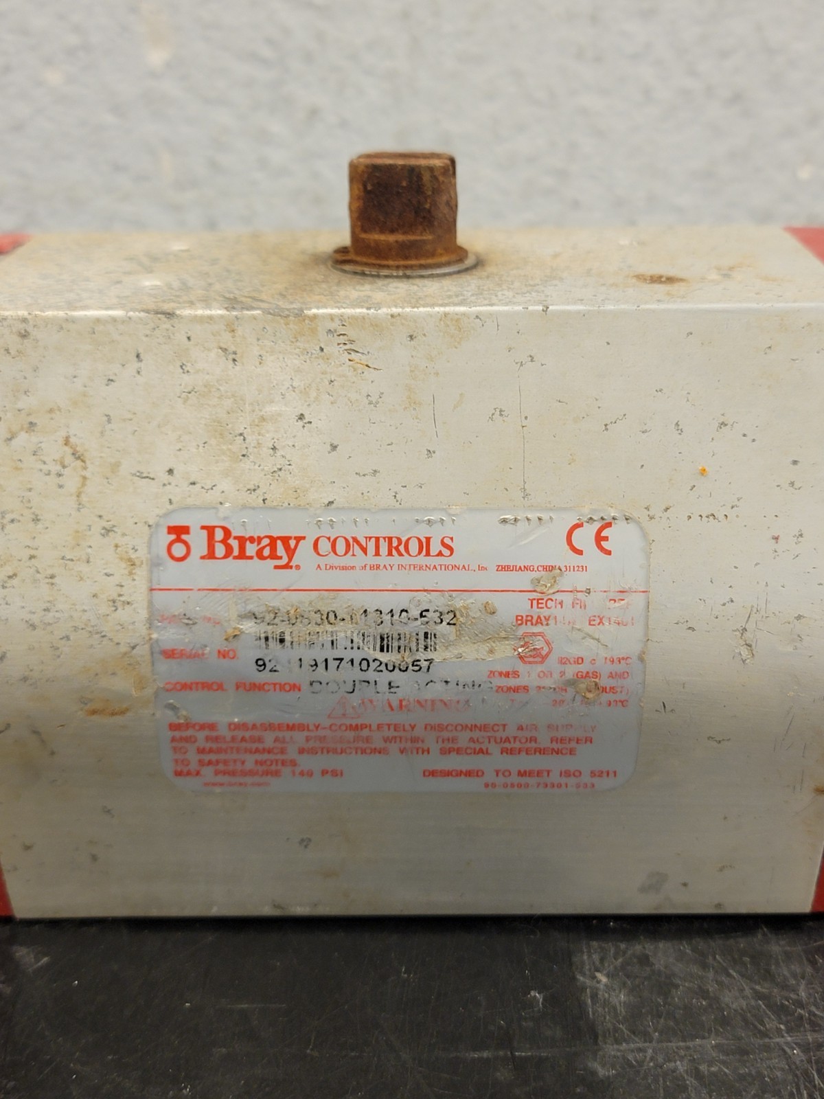 Bray Controls 92-0830-11310-532 ACTUATOR Used C