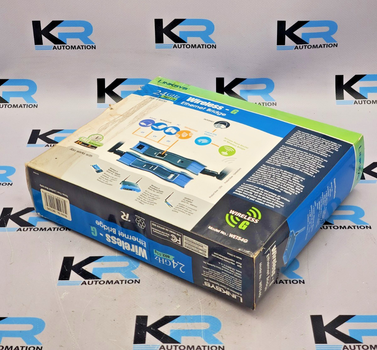 NEW Linksys WET54G Wireless-G Ethernet Bridge 2.4GHz