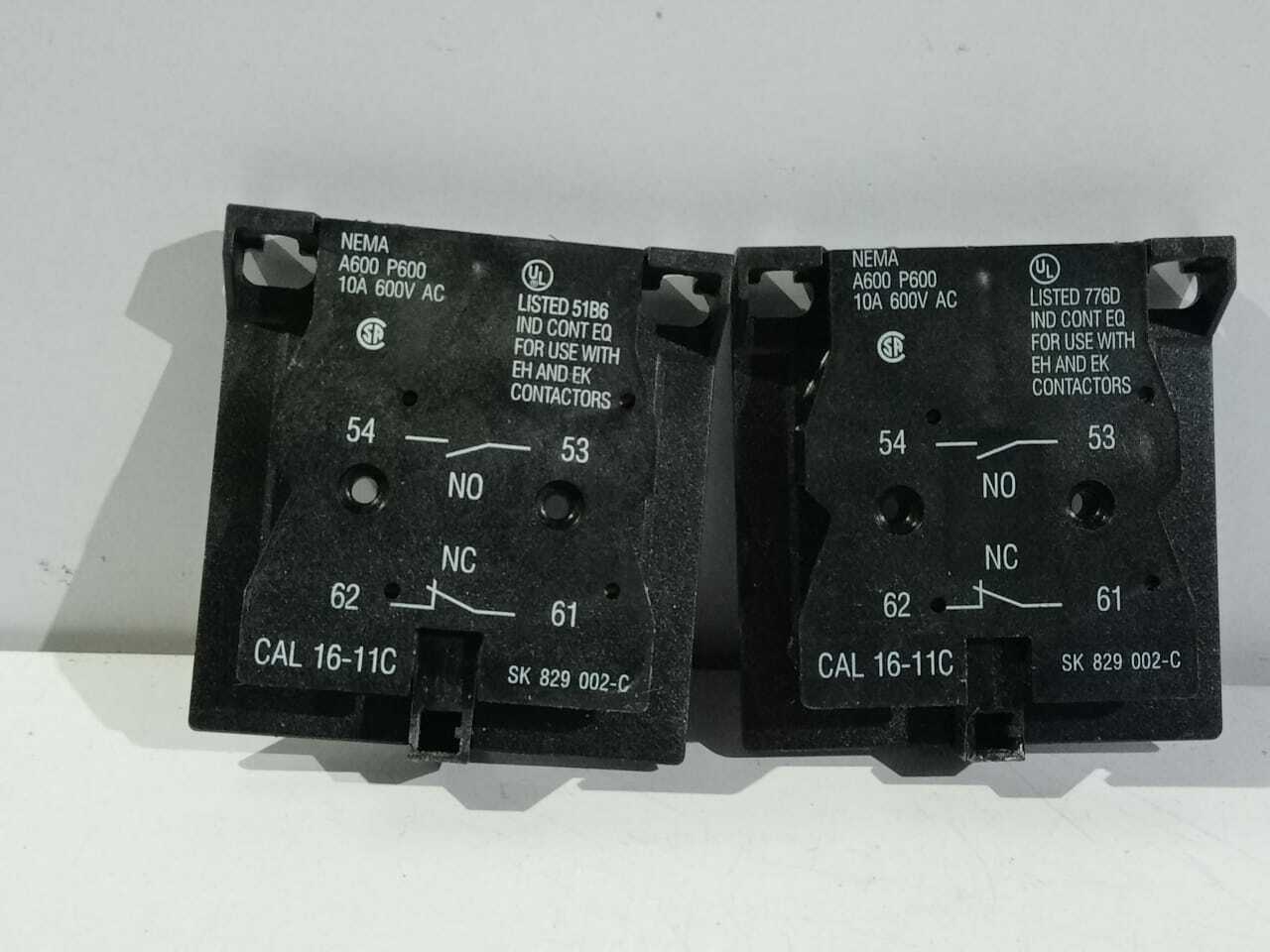 ABB SK829002-C Contact Nema A600 P600 Cal 16-11C – 2pc lot