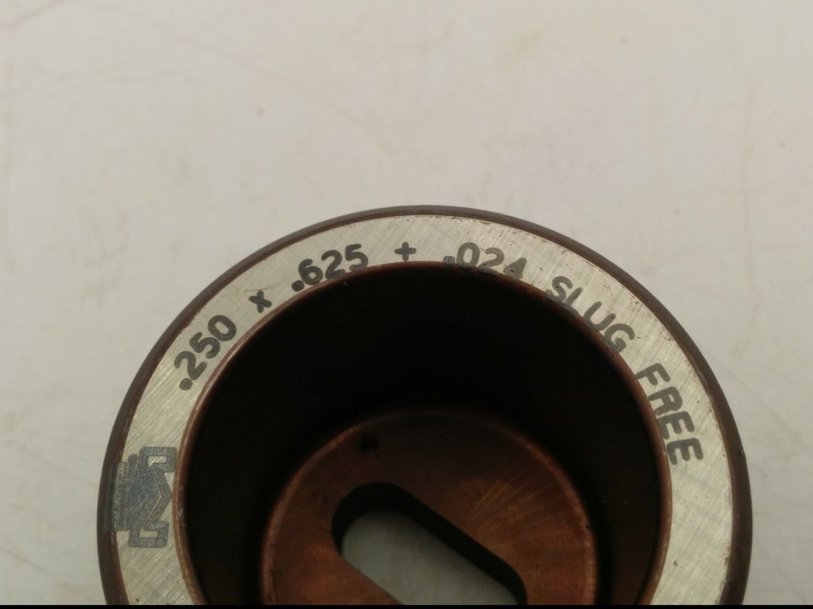 MATE PRECISION TOOLING SLUG FREE PUNCH PRESS DIE, .250 x .625 + .024, NNB