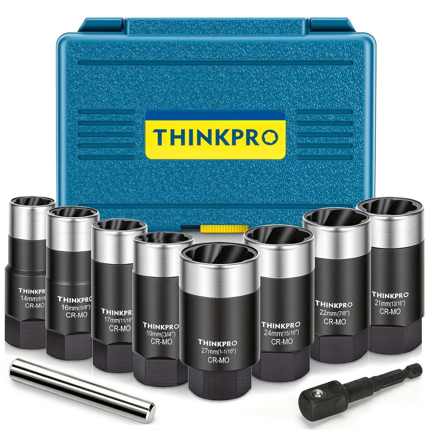 Locking Lug Nut Removal Tool,Heavy Duty Wheel Lock Removal Kit | 10 Pieces Lug N
