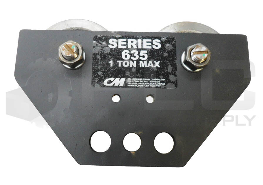 NEW CM SERIES 635 TROLLEY WHEEL ASSEMBLY 1 TON 4″ 51161-X
