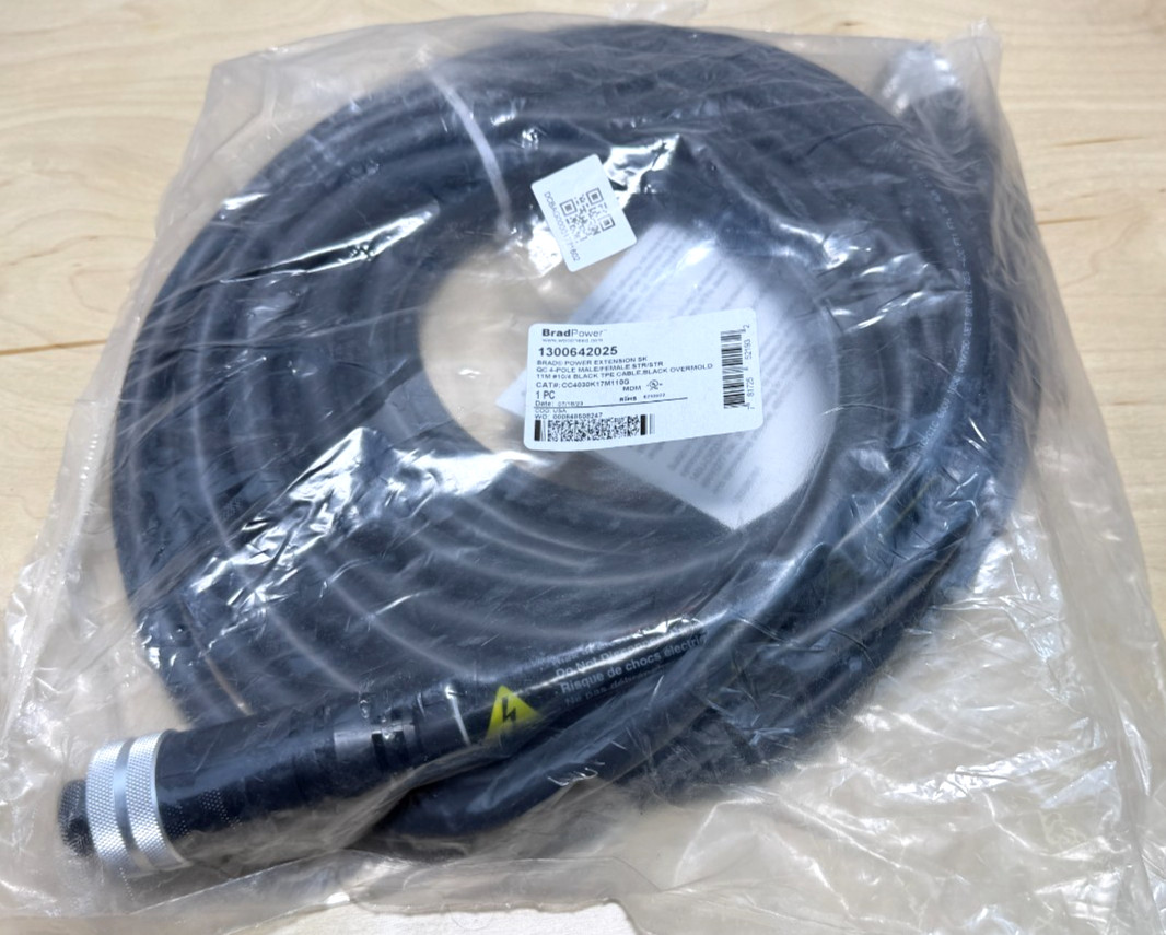 Woodhead CC4030K17M110G Brad Power SK QC 4-Pole Cable, 11M, 10/4 1300642025