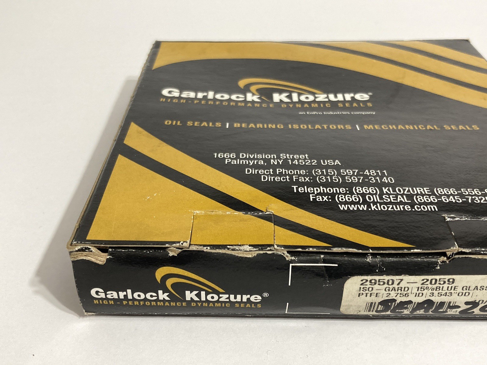 Garlock 29507-2059 Klozure Iso-Gard Bearing Isolator