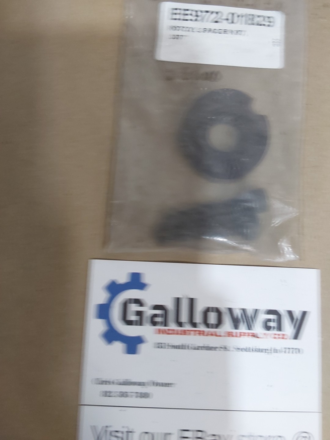 DANAHER CONTROLS Spacer Kit EE972-01829 ROTCYL- .307″- New in Pkg