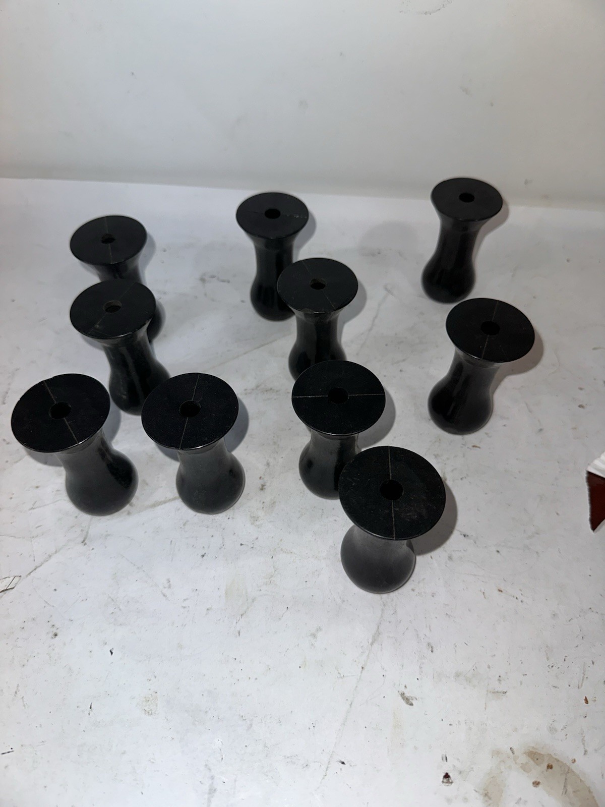 Vintage Theater Industrial Control Handle Lot Red Black Brass Knobs Kliegl Bros?