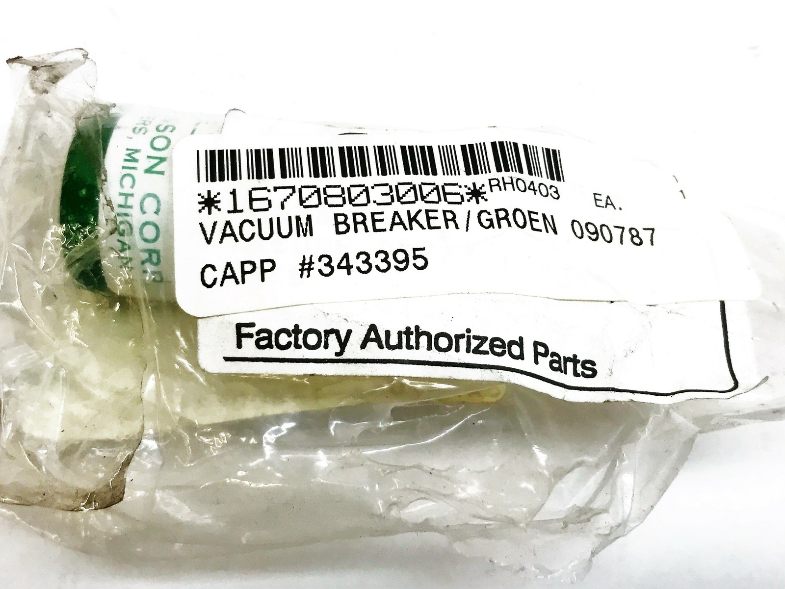 Groen 3/8″ Brass Vacuum Breaker Z090787 NOS