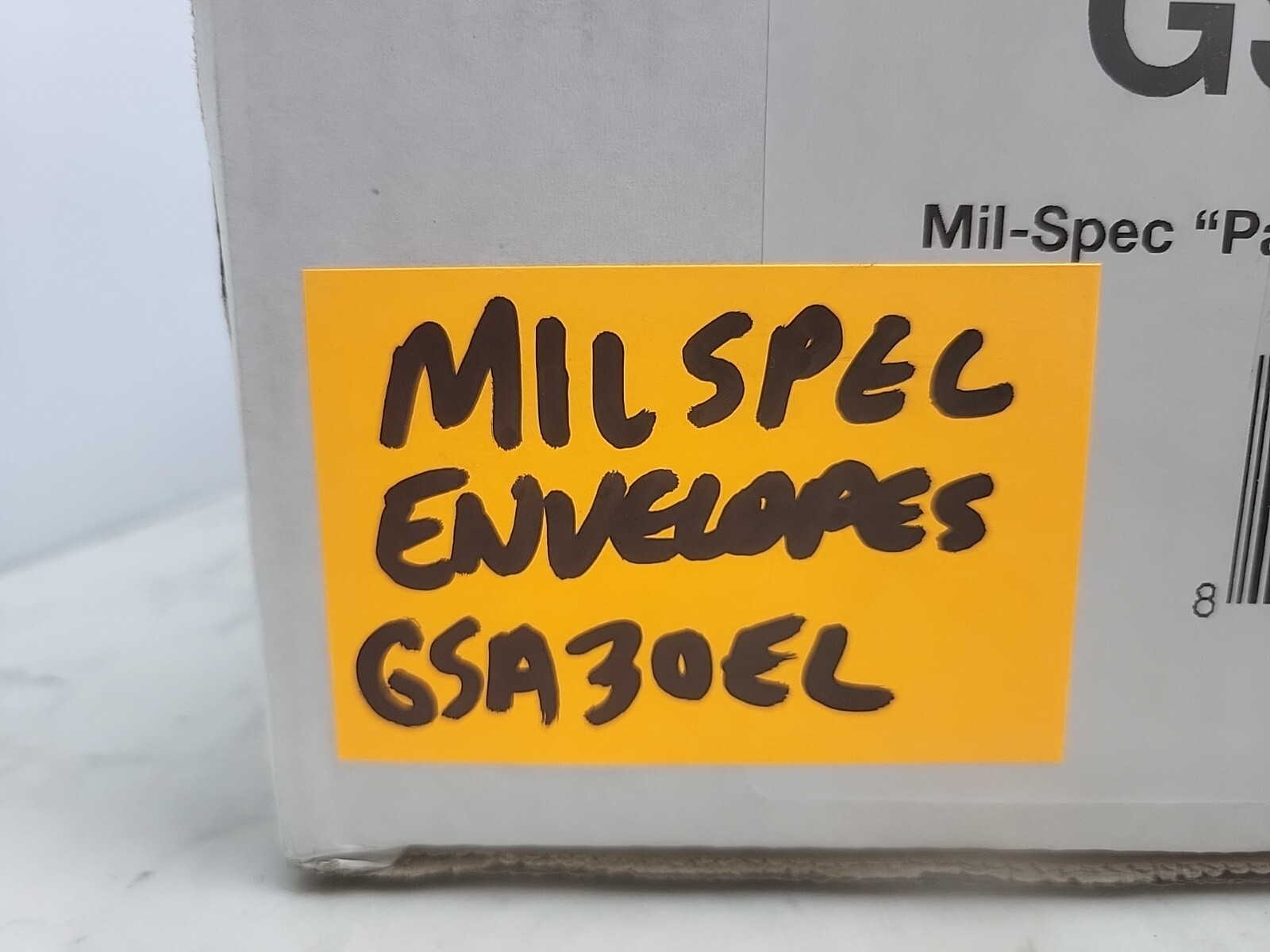 1000 Pack Mil-Spec GSA30EL Packing List Enclosed Envelopes 8 1/2″ x 10″