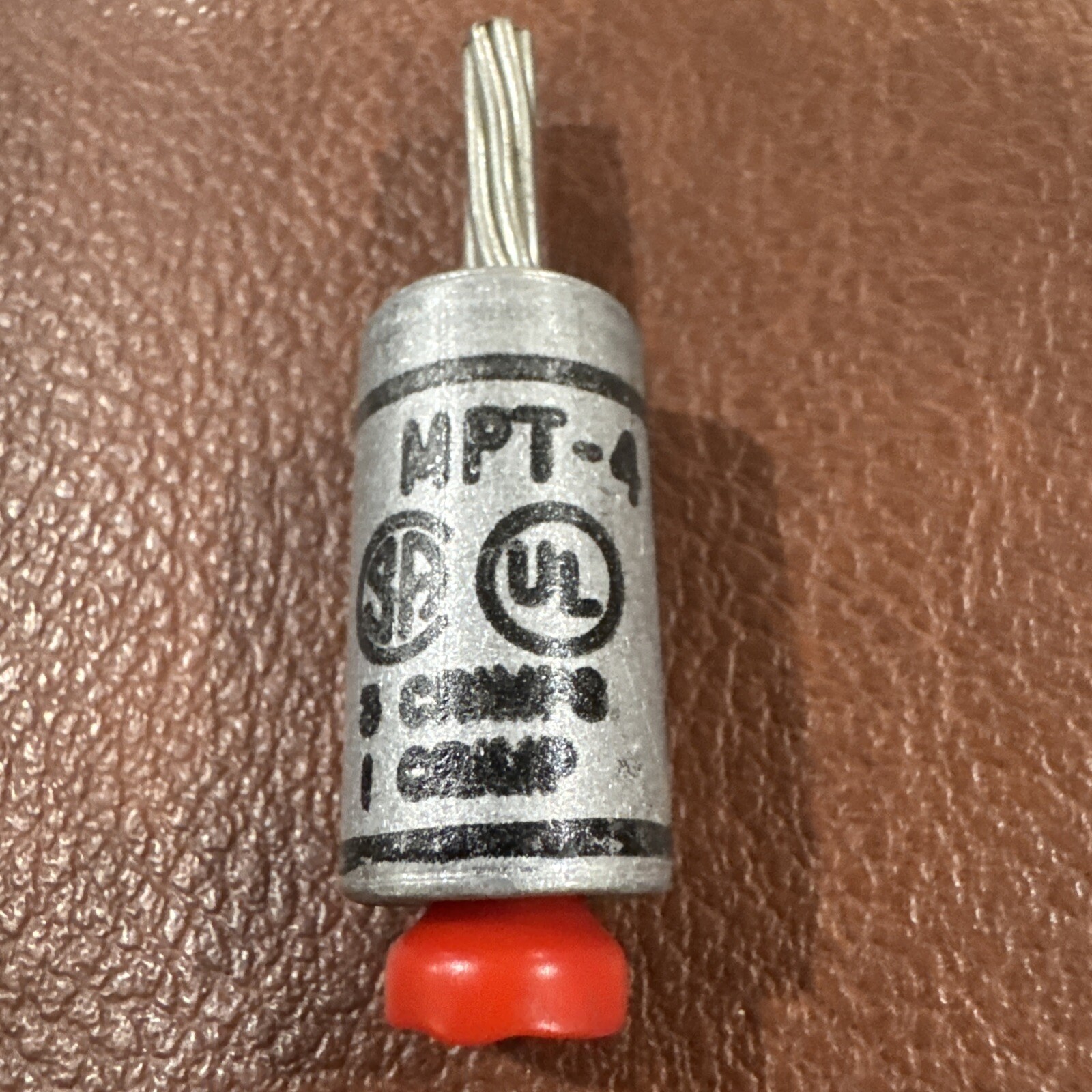 25x Mac Adapt MPT-4 #4-AL INDEX-BG 3 Crimp Code 52 Pigtail Compress Adapter JC-C