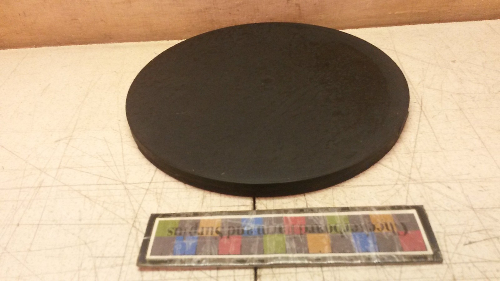 NOS Solid Rubber Seat Cushion 1/2″ Thick x 9″ Diameter 12308289-1 2540014201023