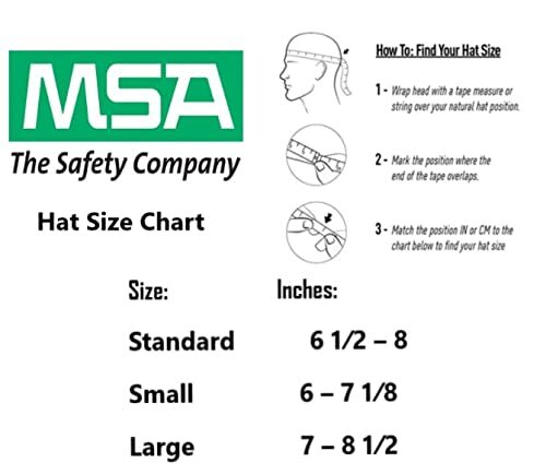 Msa V-Gard Cap Style Hard Hat With Staz-On Pinlock Suspension, Poly Shell
