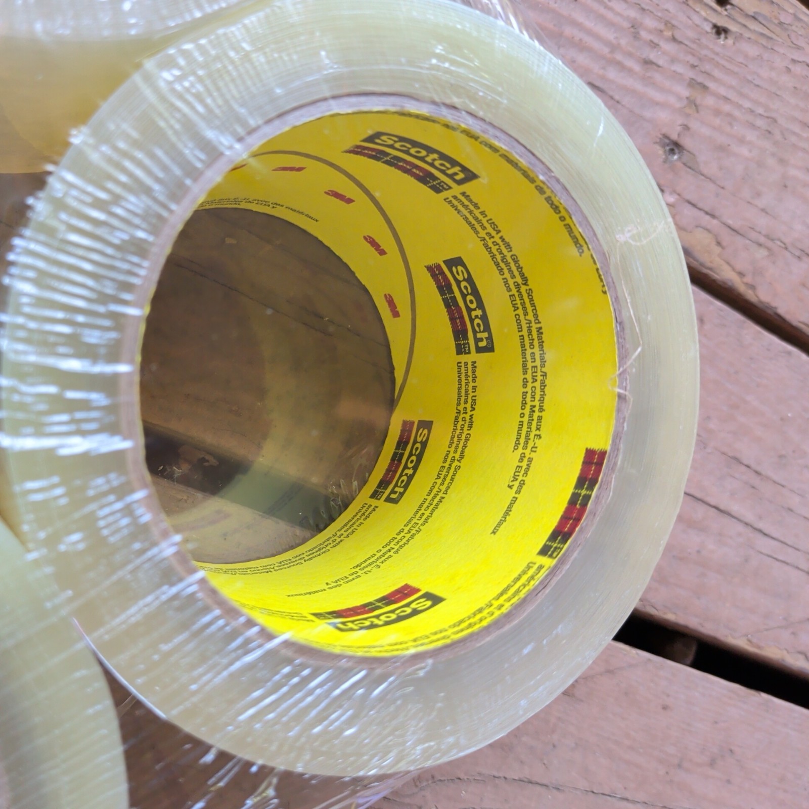 3M Scotch 375 High Performance Clear Packing Tape, 2.83″ Wide x 54.6 Yard 6 Roll