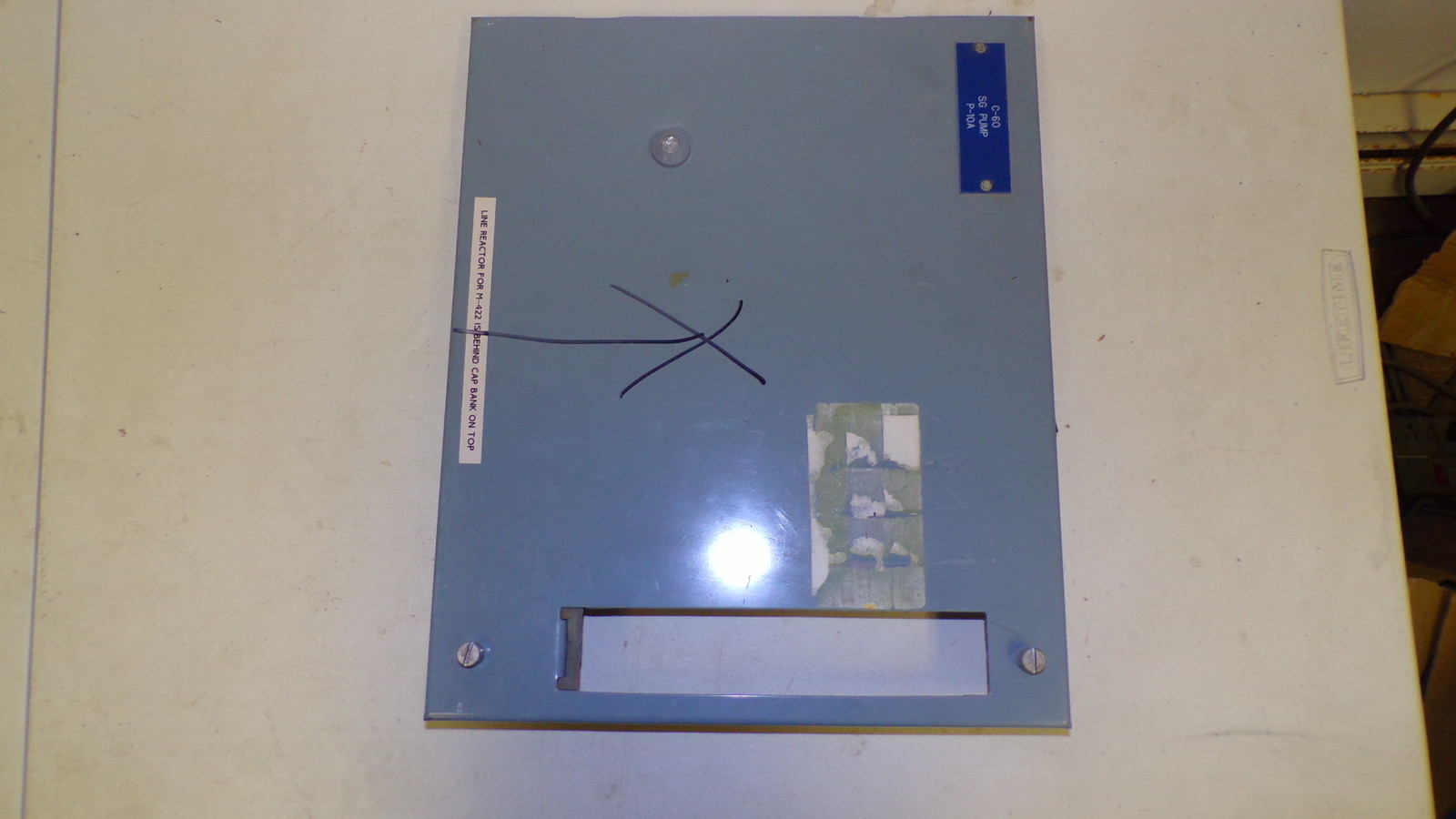 Allen Bradley Enclosure Panel 13″ x 15-7/8″ Hole Size 8-1/8″ x 1-5/8″