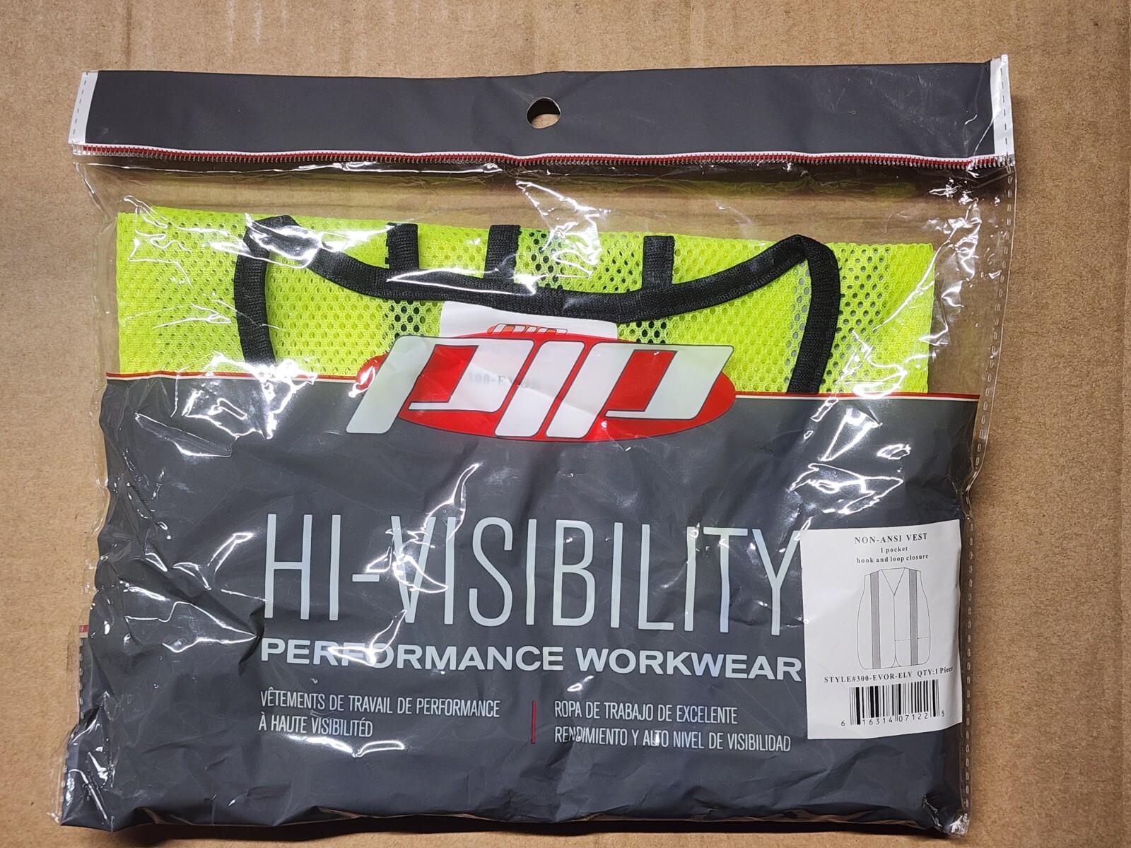 High Visibility PIP Hi-Vis Performance Workwear One Size LIME vest