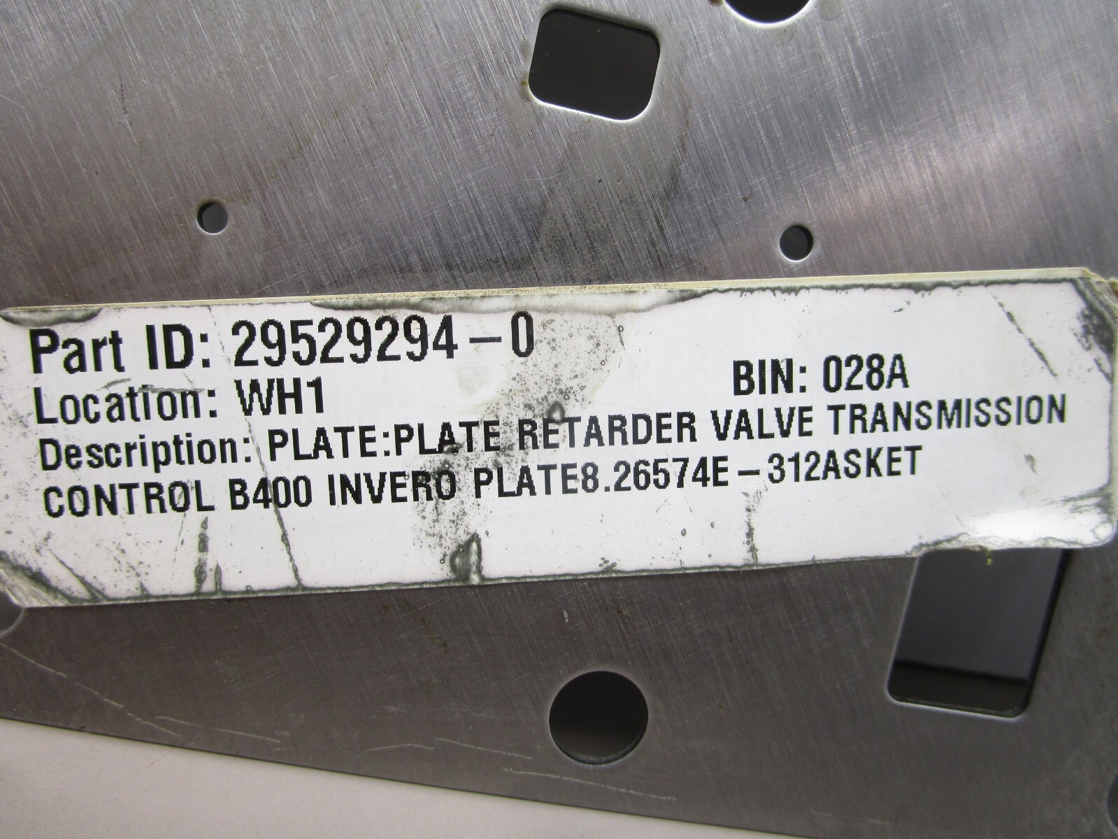 Allison B400 Transmission Retarder Valve Plate Set 29529294 29537643