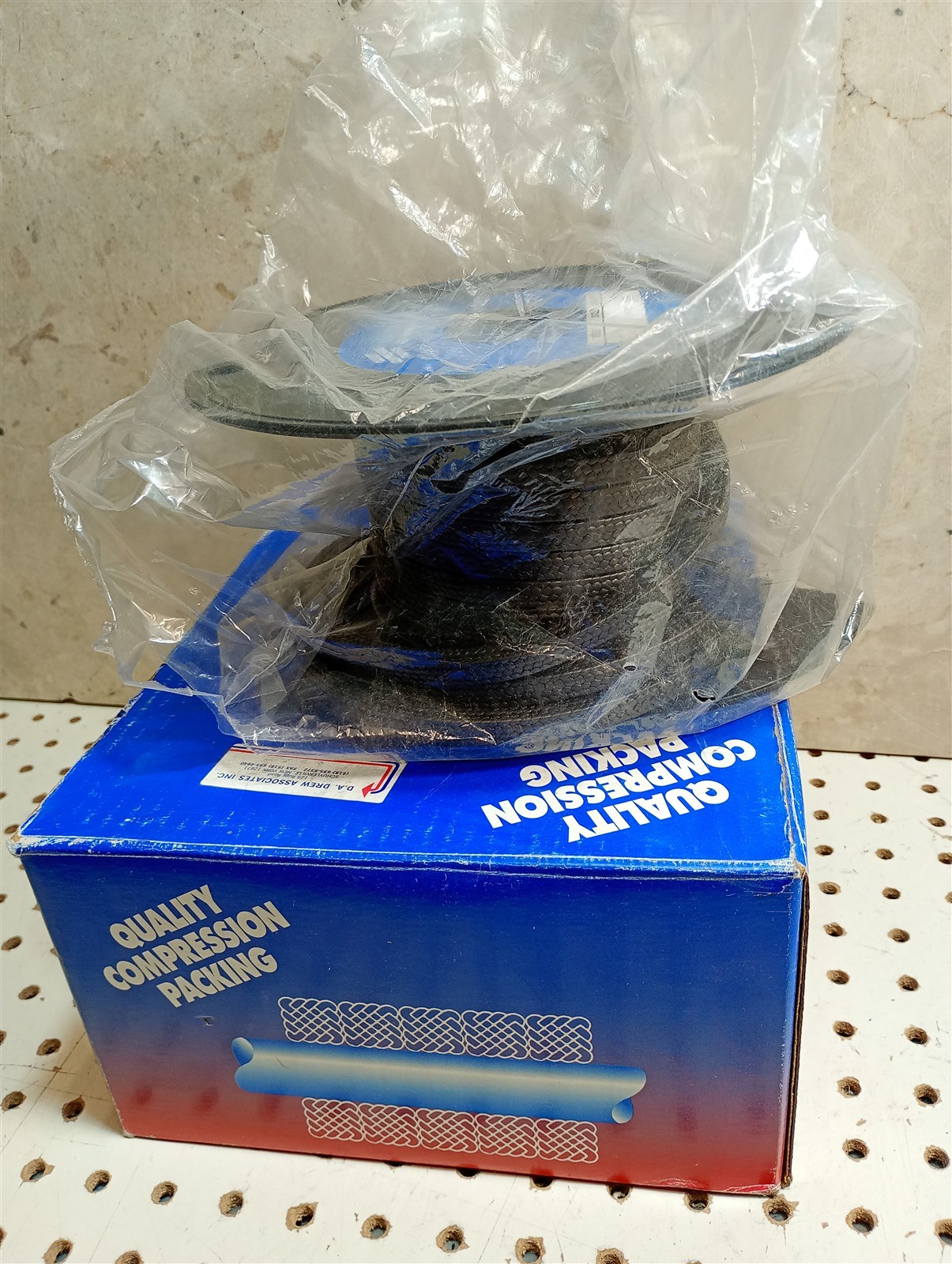 TEADIT 3/8″ Style 2007 Braided Packing, Expanded PTFE Graphite 3.5 lbs.