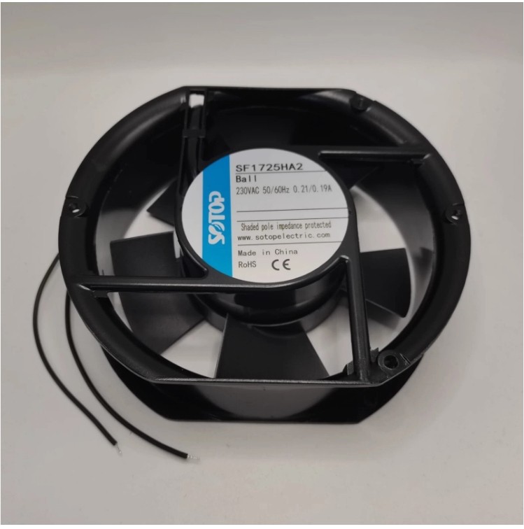 SOTOP SF1725HA2 230VAC 0.21A/0.19A 17251 Axial Cooling Fan