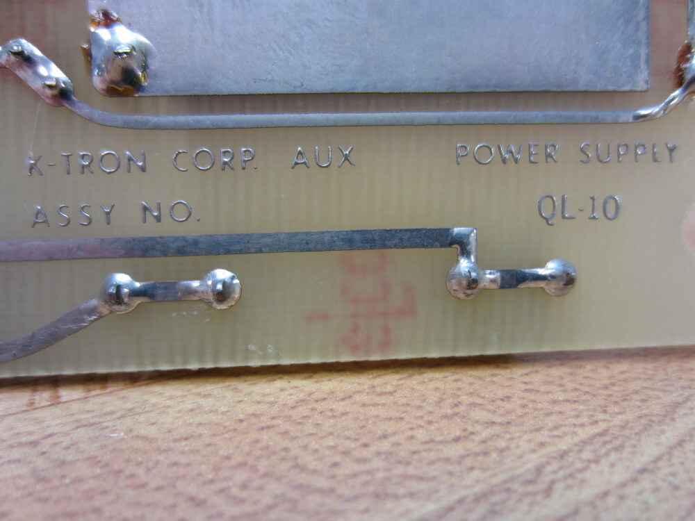K-Tron QL-10 Aux.Power Supply Card QL10