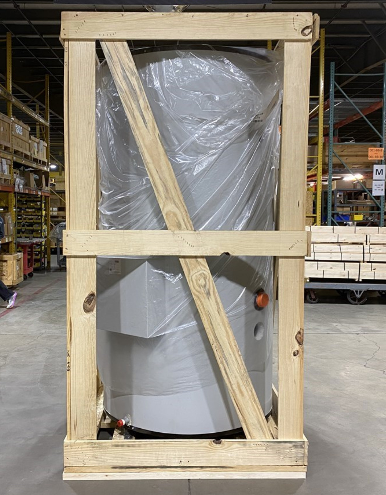 Lochinvar Lock-Temp RGA0504 Jacketed and Insulated Storage Tank, 504 gal Tank