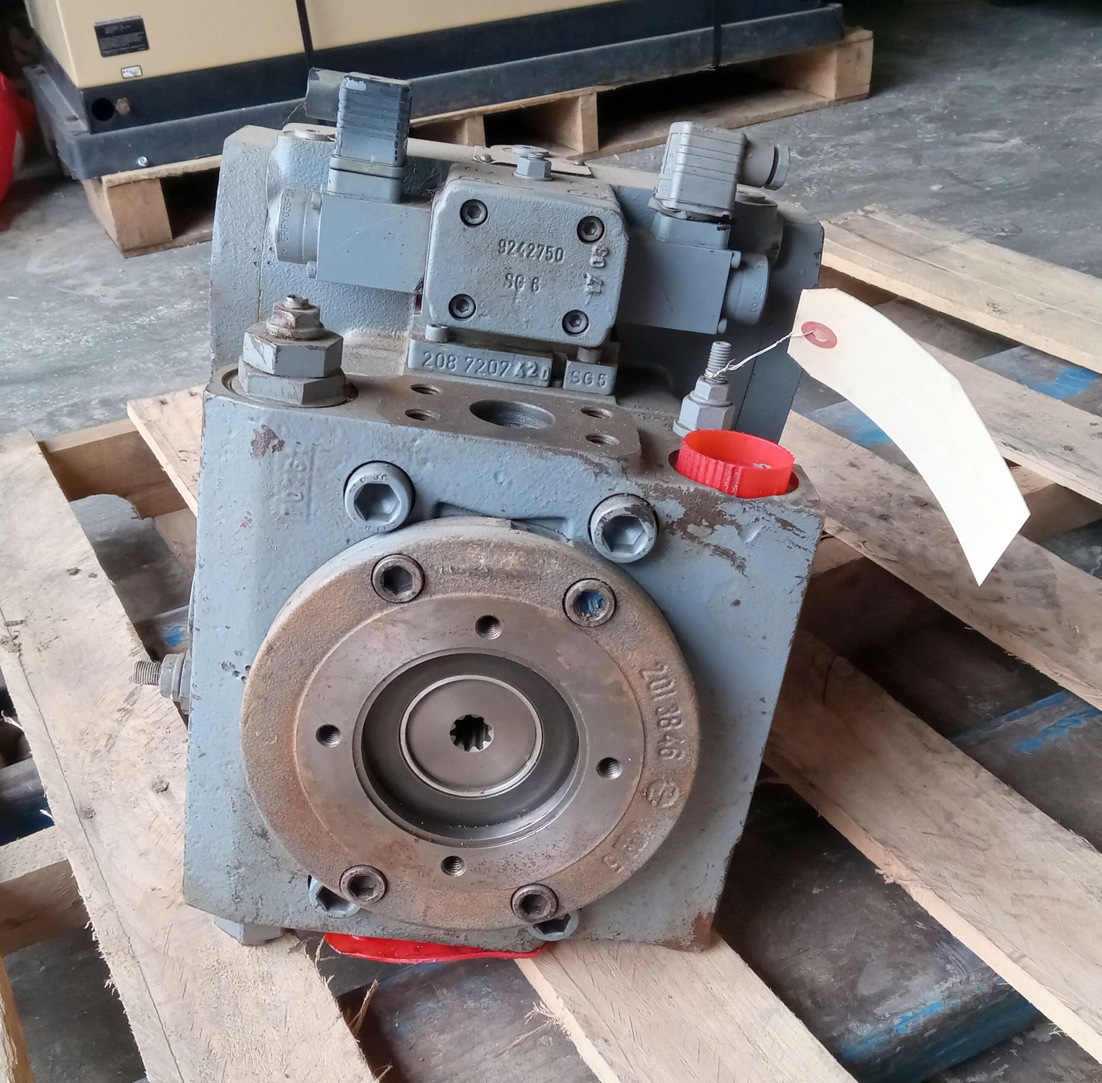 1 USED ETS AA4VG125EP2DT1/32RNSF52F011DH HYDRAULIC PUMP UNIT ***MAKE OFFER***