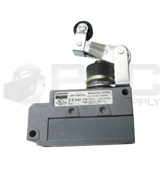 NEW DAYTON 12T923 LIMIT SWITCH 15A 480VAC3/4HP *READ*