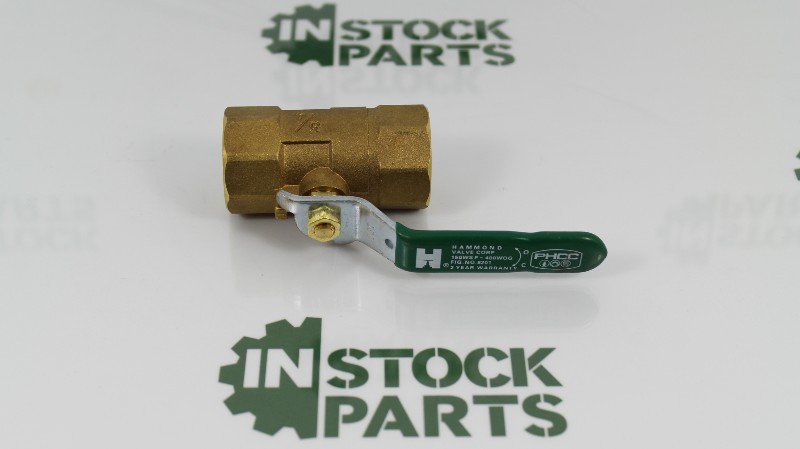 HAMMOND 8201 3/4″ BRASS BALL VALVE NSNB