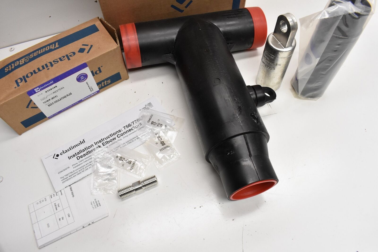 Thomas & Betts Elastimold 756LR-Q0440-CS1977 Apparatus Deadbreak Elbow Kit 600A