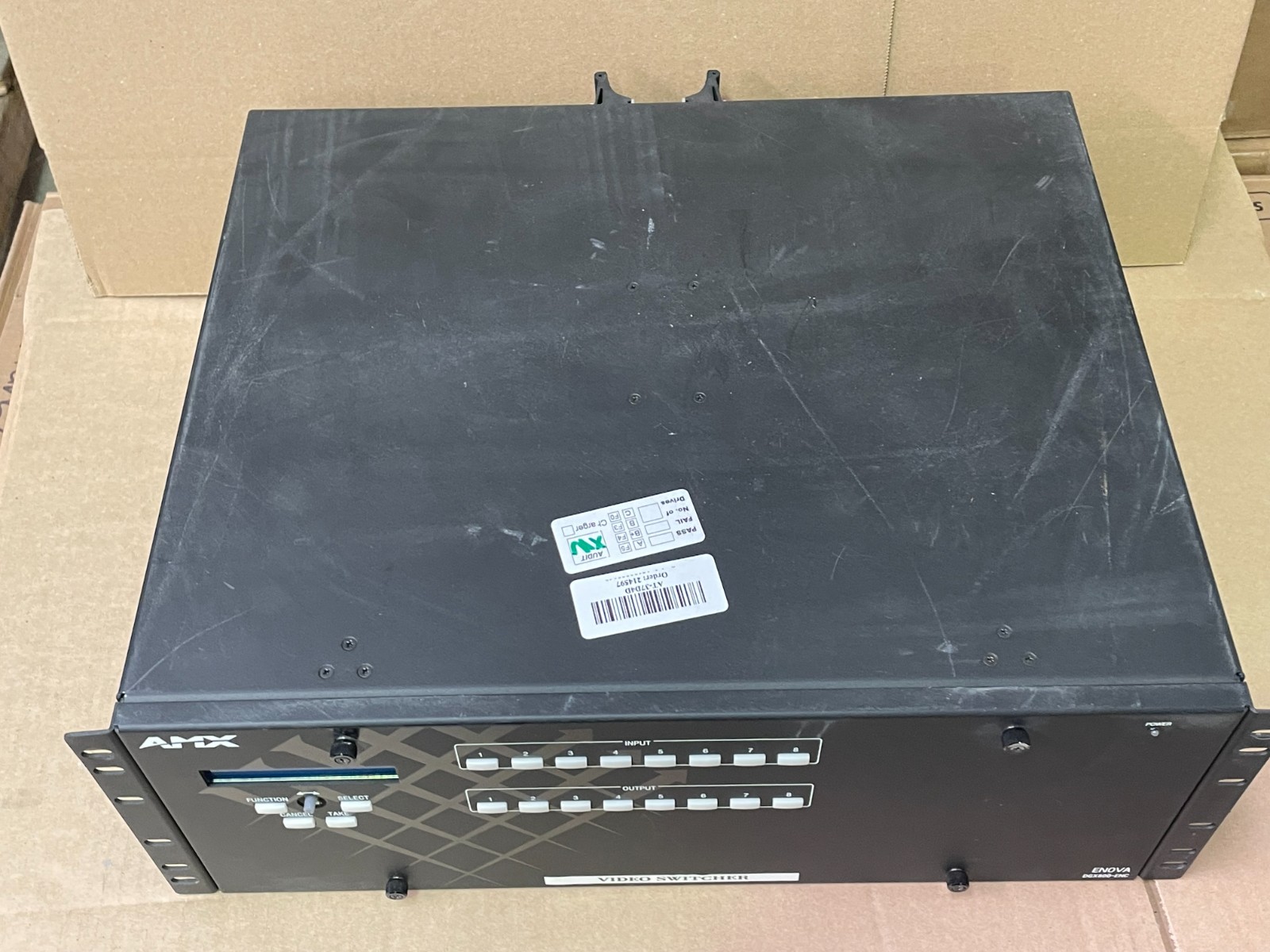 AMX Enova DGX800-ENC Video Matrix Switcher 8×8 AV Switcher Rackmount