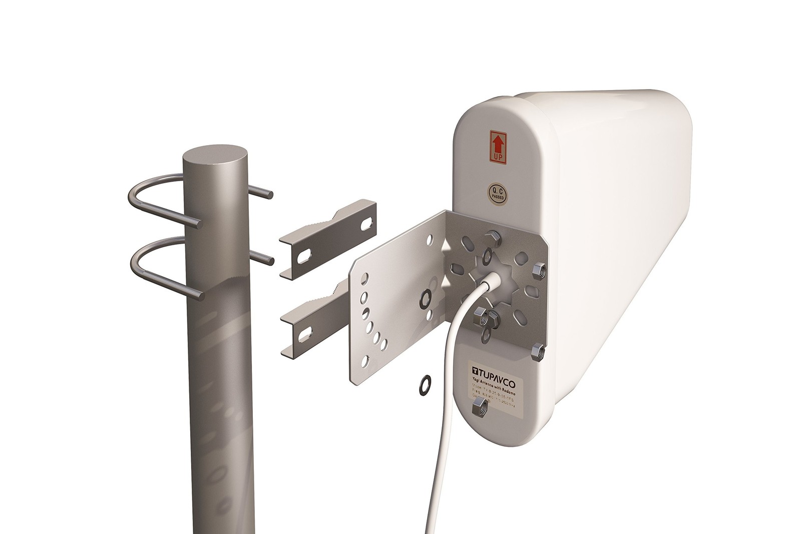Yagi Directional Antenna 3G/4G/LTE 9dBi 806MHz-960MHz and 1.7-2.5GHz 2FT Cabl…