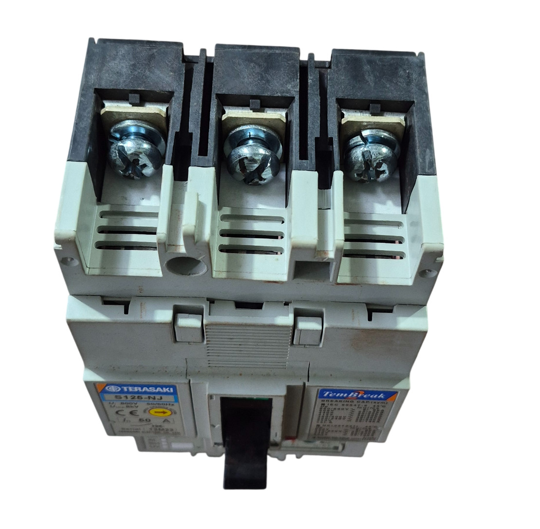 TERASAKI TemBreak S125-NJ 50A 3 Pole Circuit Breaker 8kV Rated 800V