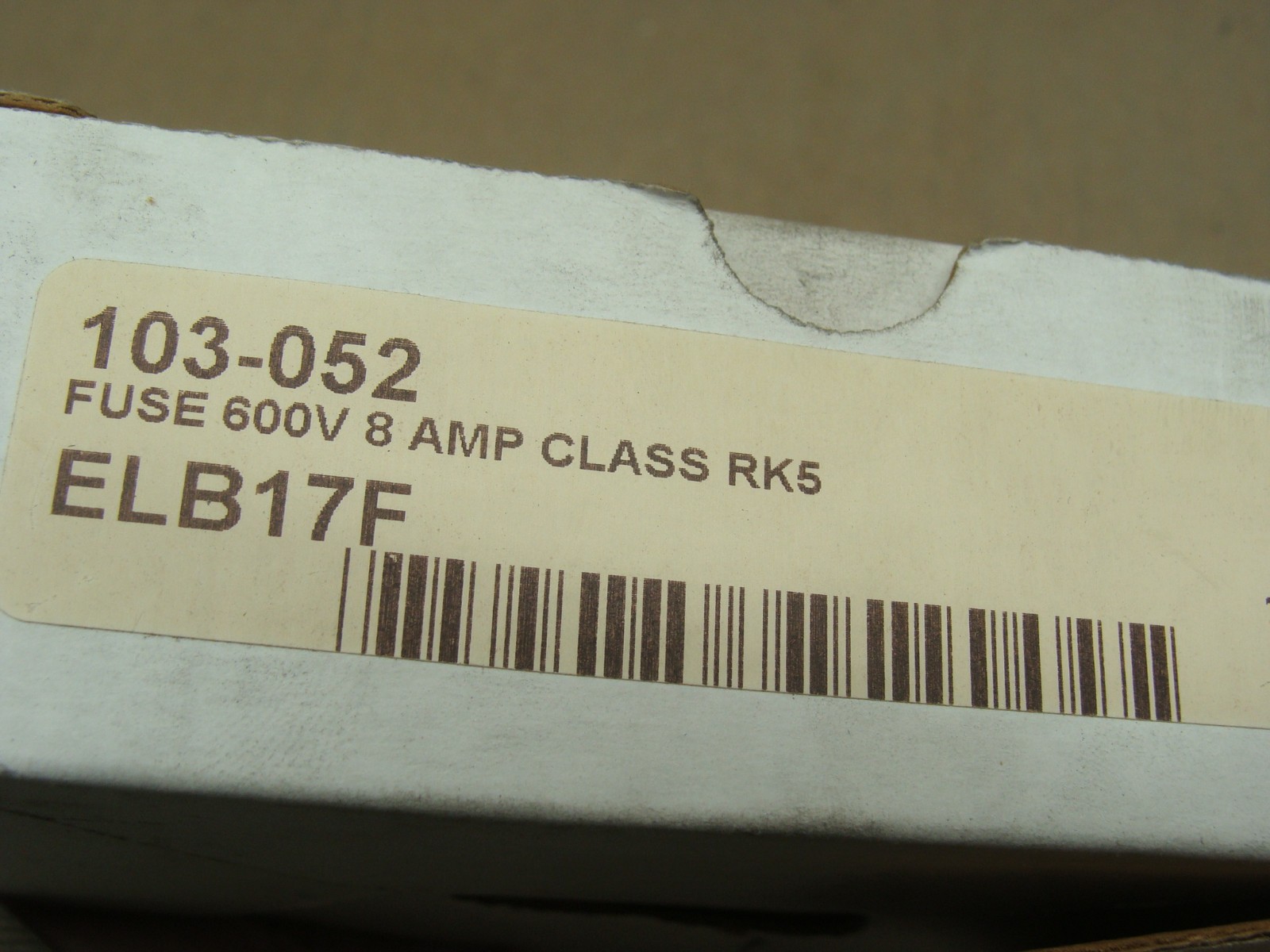LOT OF 6 LITTELFUSE FLSR 8 ID FUSES 600V 8A CLASS RK5 INDICATOR TIME DELAY