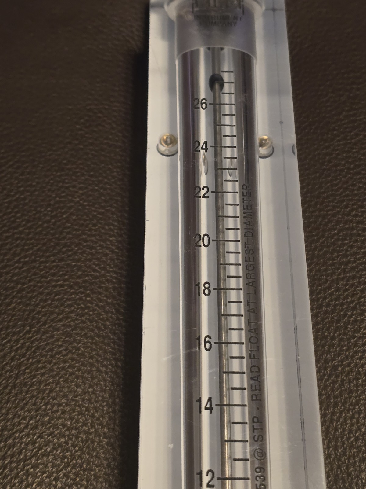 KING INSTRUMENT CO 7510217A05 FLOW METER 100 °F 100PSI Rotameter New
