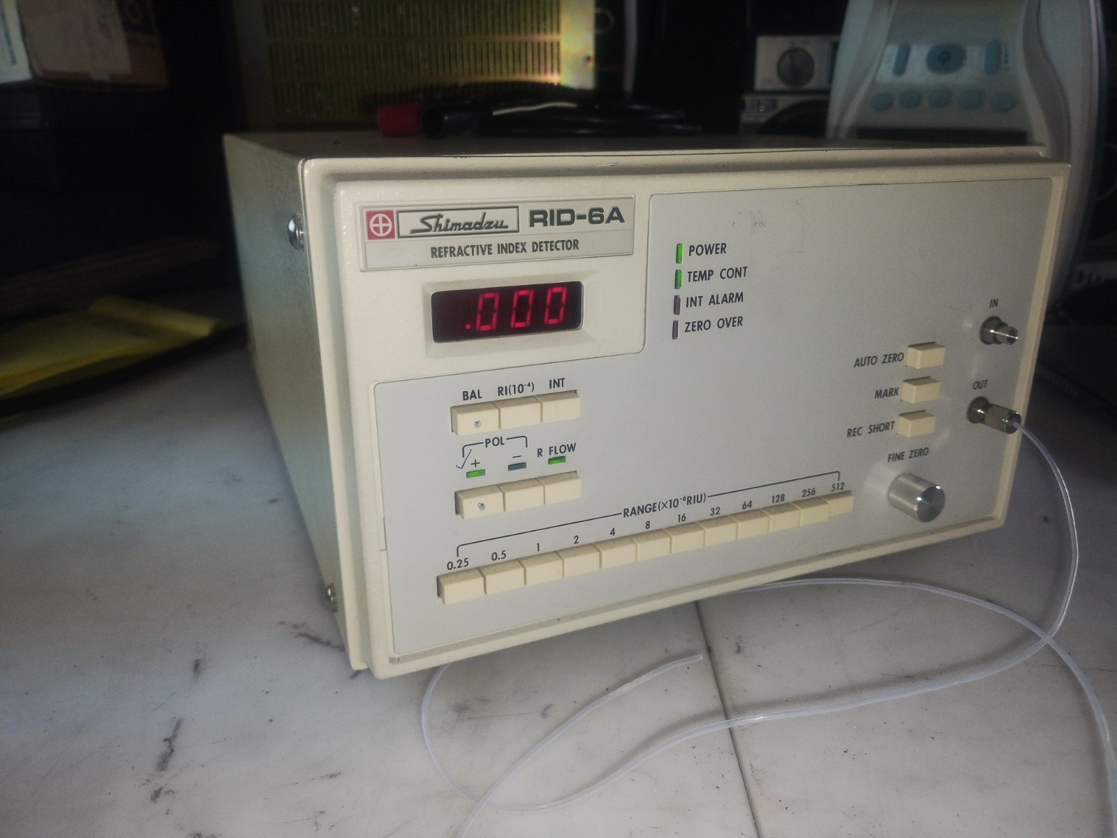 Shimadzu RID-6A Refractive Index Detector Used. Works