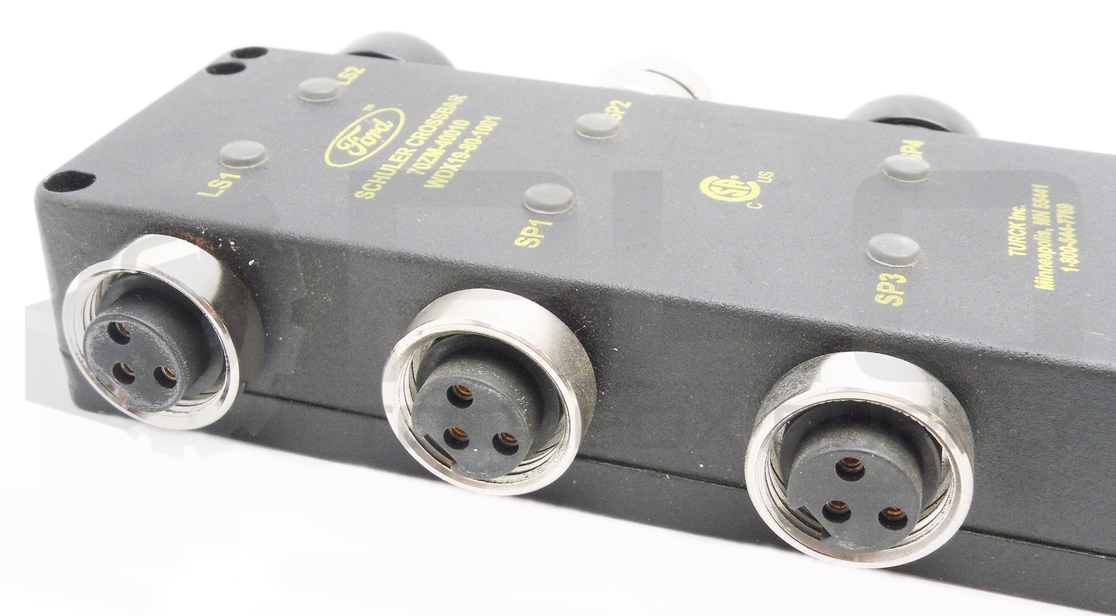 TURCK WDX19-80-1001 6-PORT JUNCTION BOX SCHILER CROSSBAR 70ZM-40010