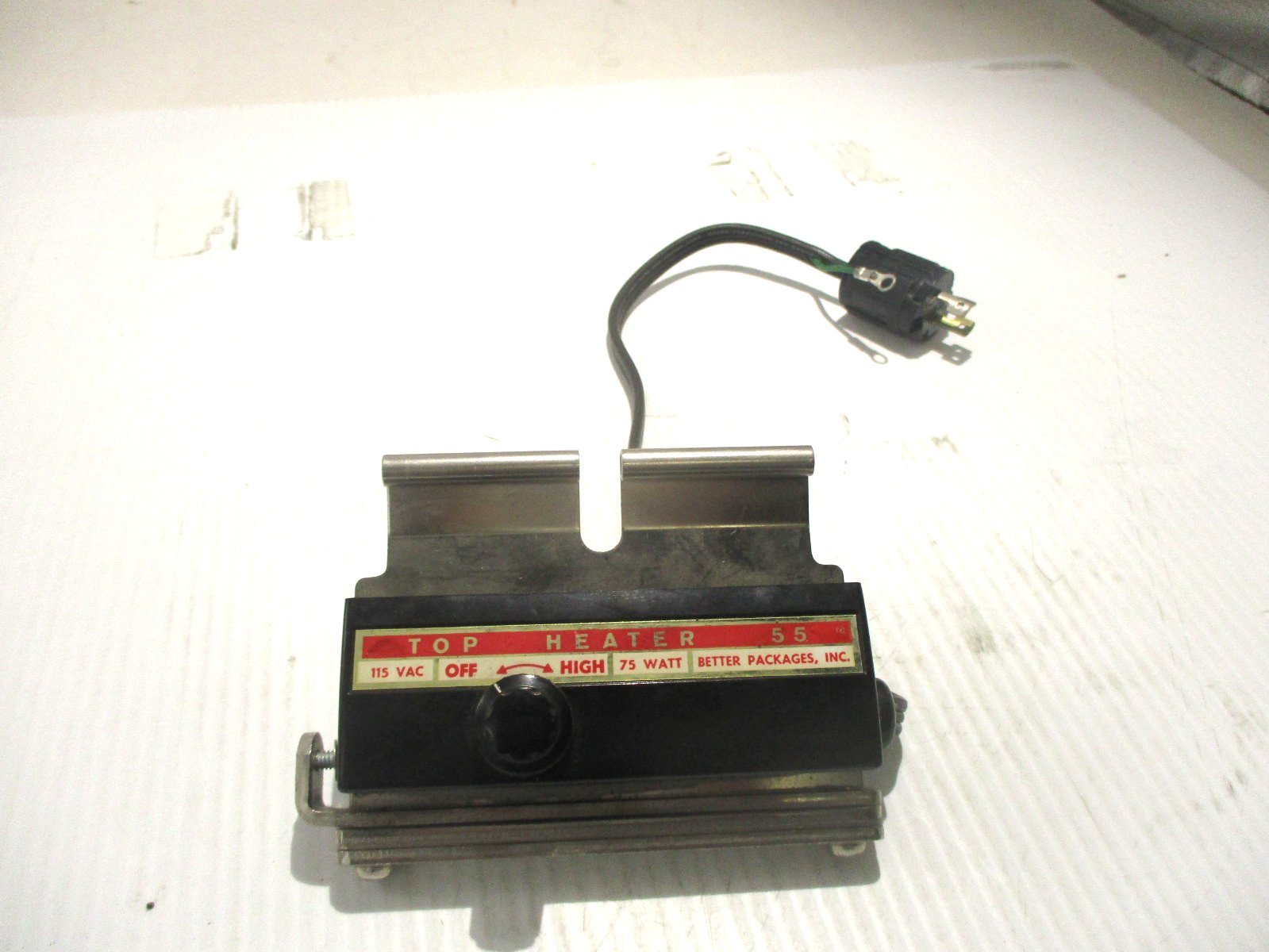 NEW BETTER TOP HEATER 55 115V 75 WATT TH55XXX NO EXTRA PARTS