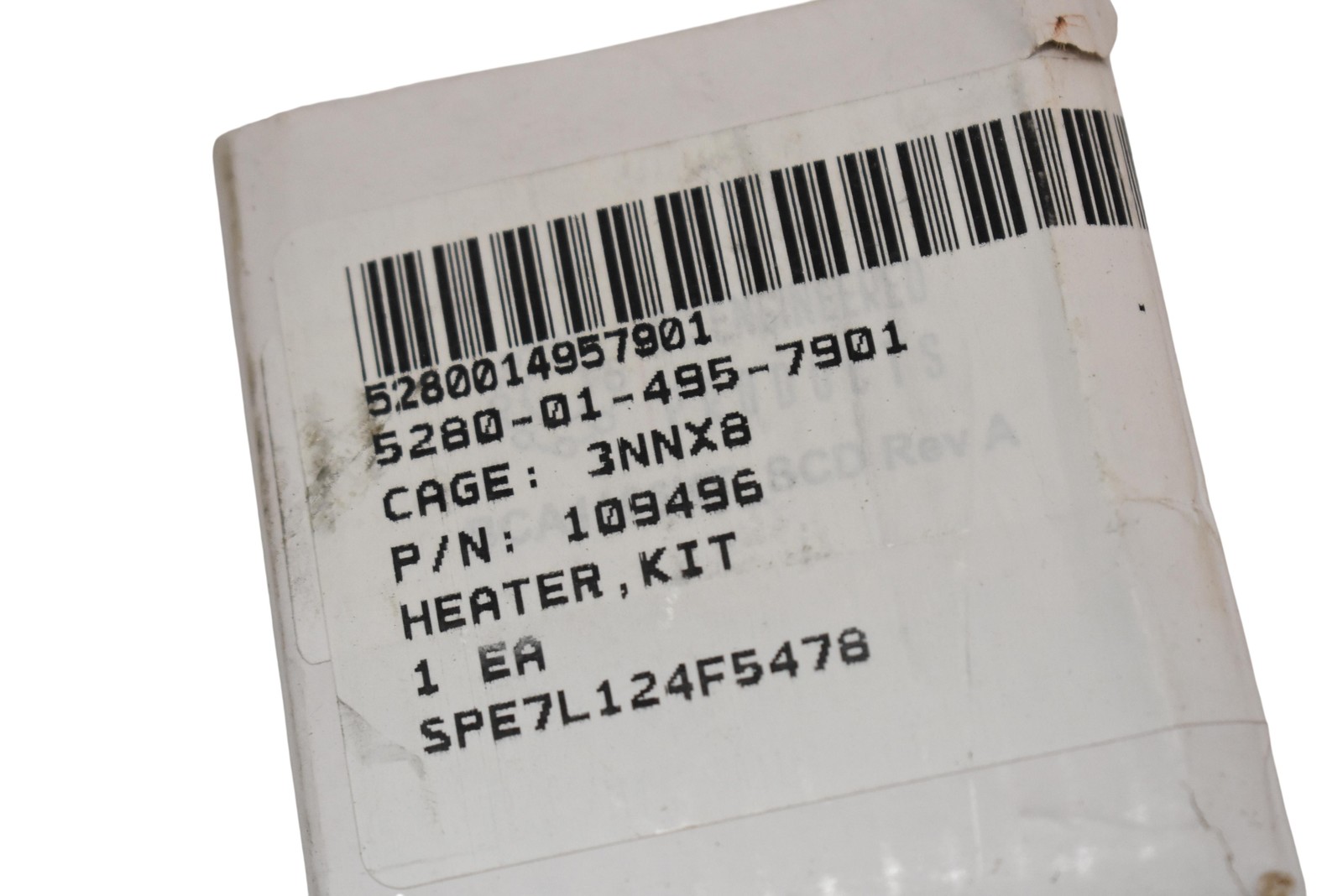 Heater Kit 5280-01-495-7901 NSN P/N 109496 CAGE 3NNX8 Military HVAC Replacement