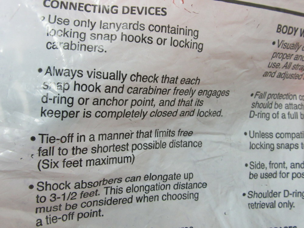 Miller T4500/UAK Full Body Harness T4500UAK