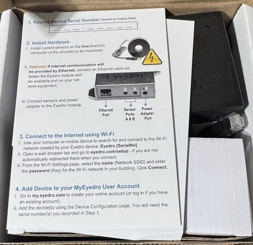 784668444740 EYEDRO Home Energy Monitor