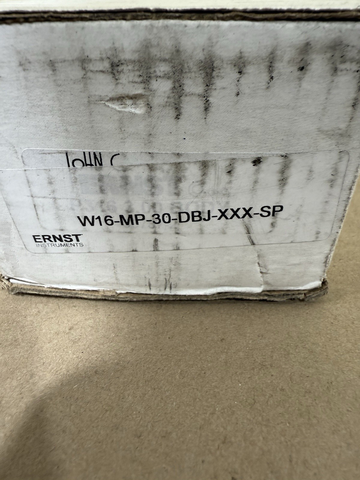 Ernst Instruments W16-MP-30-DBJ-XXX-SP Medium Pressure Plug Sight Window