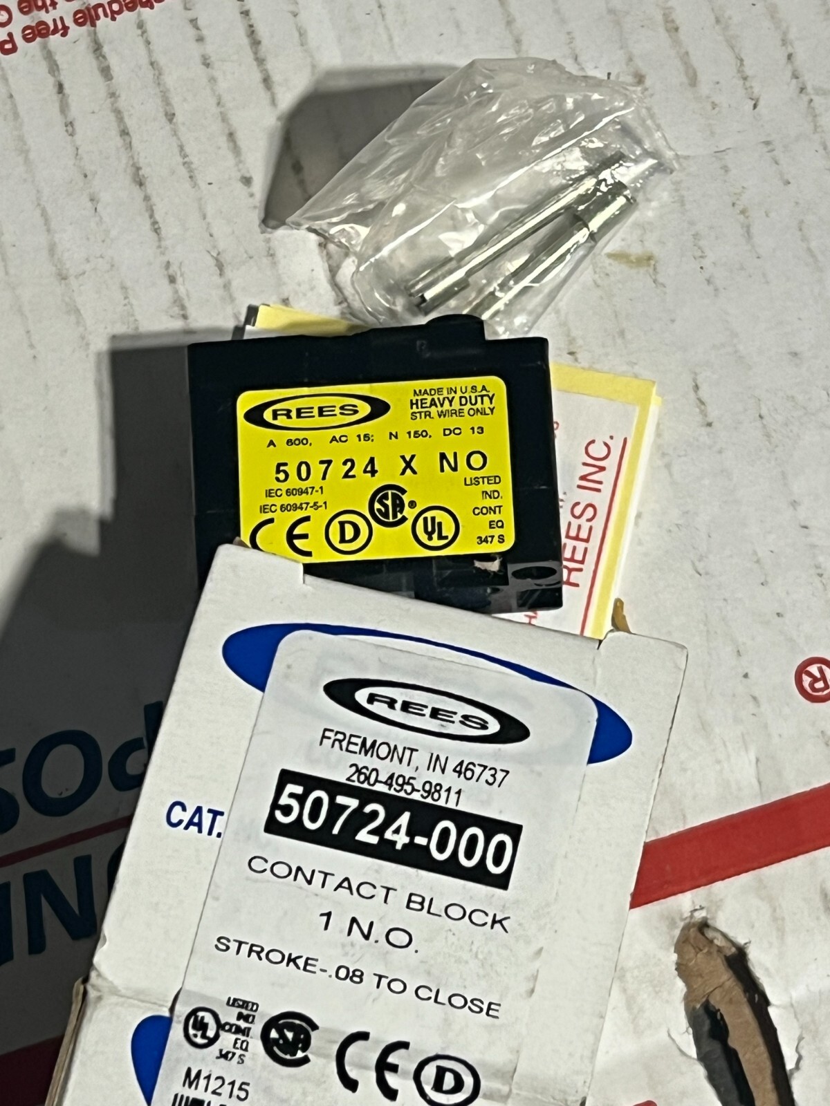 rees 50724-000 nos poor packaging