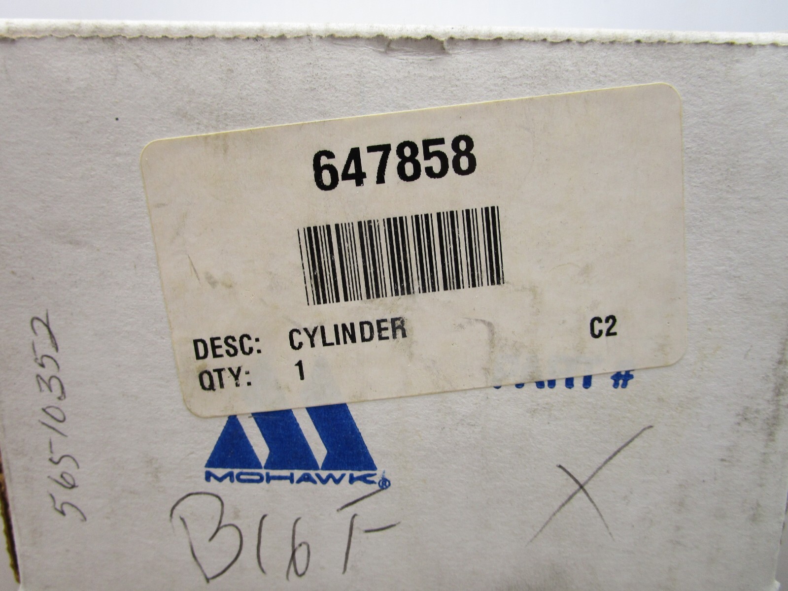 New Flyer 56510352 Cylinder Large Front Door 3.38″ID 4″ Long Mohawk 647858